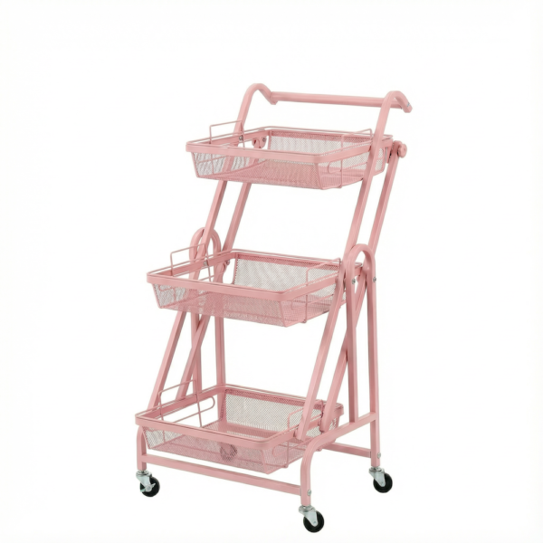 3-Tier Rolling Storage Cart
