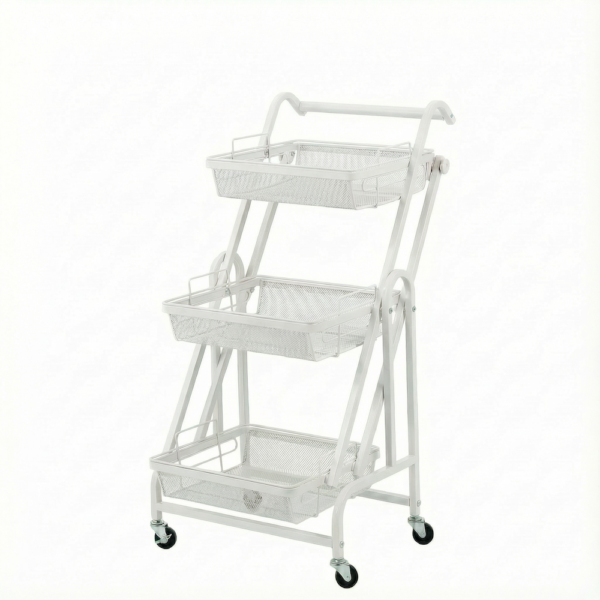3-Tier Rolling Storage Cart
