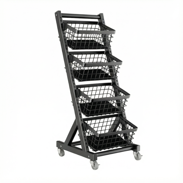 4-Tier Rolling Storage Cart