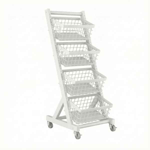 4-Tier Rolling Storage Cart