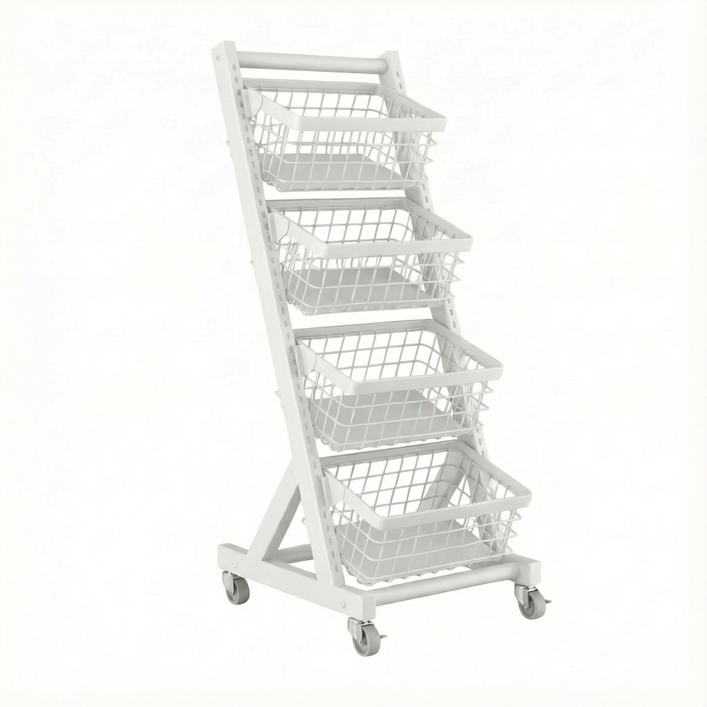 4-Tier Rolling Storage Cart