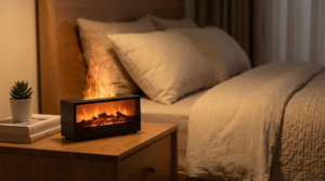 Aromatherapy Humidifier Bedroom Relaxation Scene