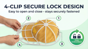 Hat Washer Easy Secure Locking
