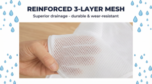 Hat Washer Reinforced Mesh Fabric