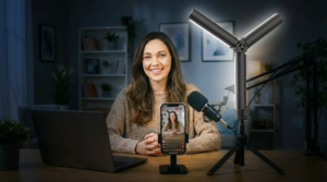 LED Foldable Fill Light Live Streaming Scene