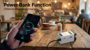 Projection Virtual Keyboard Power Bank Functionality