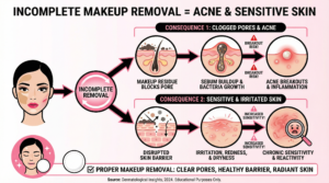 Sunscreen Test Makeup Mirror Harm of Incomplete Makeup Removal