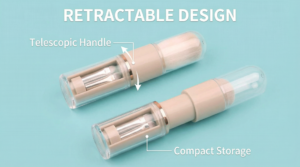 5 in 1 Makeup Brush Set Retractable Brush Handle