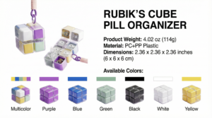 7 Day Portable Pill Organizer Product Specifications