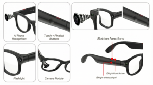 AI Smart Glasses Detailed Product Features Design
