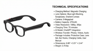 AI Smart Glasses Product Specifications