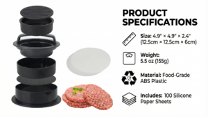 Burger Press Product Specifications