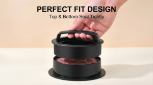 Burger Press Secure Perfect Fit Design