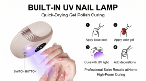 Electric Nail Clipper Built in UV Nail Lamp