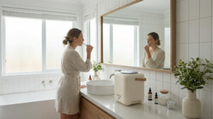 Intimate Wear Washer Bathroom Usage Scene