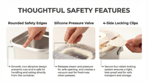 Multi Functional Deep Fryer Set Safety Design Features