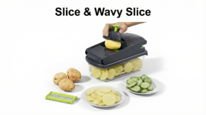 Multi Functional Vegetable Chopper Slice Flower Cut Modes