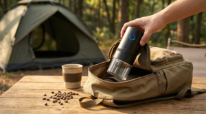 Portable Electric Coffee Grinder On the Go Brewing Scene