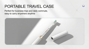 Portable Electric Toothbrush Travel Case Included