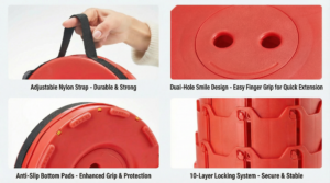 Portable Folding Stool Product Detail Close Up