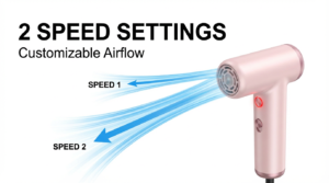 Portable Hair Dryer 2 Speed Settings