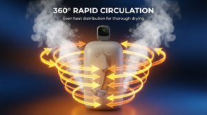 Portable Sterilizing Clothes Dryer 360° Hot Air Circulation