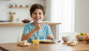 Portable Water Flosser Kids Oral Care Scene