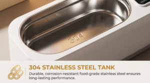 Ultrasonic Cleaner 304 Stainless Steel Tank