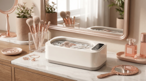 Ultrasonic Cleaner Makeup Brush Cleaning Scene